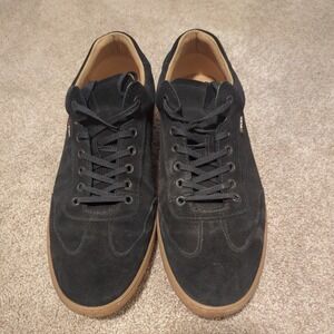 Piloti Shift Asphalt Mens Size 11.5 Black Suede Driving Shoes Racing Sneakers